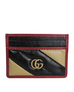 Gucci Multicolor Card Holder, Leather, Multi, 578812, B, DB, RCT, 4*